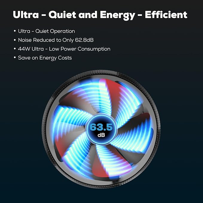 8 Inch Inline Duct Fan with Speed Controller - Image 3