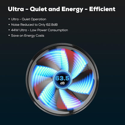 8 Inch Inline Duct Fan with Speed Controller - Image 3