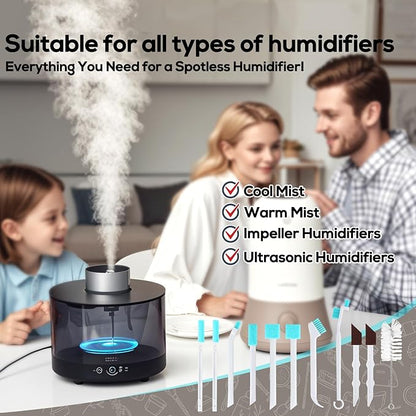 XANGNIER 11 Pcs Humidifier Cleaner Brush Set – Small Detail Cleaning Brushes - Image 2