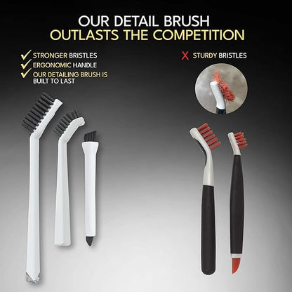 Grout Cleaning Brushes Set Deep Cleaner Multi-Purpose Stiff Bristle Brush - Image 7