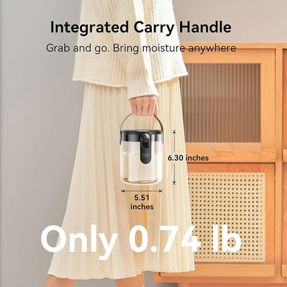 Rechargeable Portable Top Fill Humidifier, Smart Humidifiers - Image 2