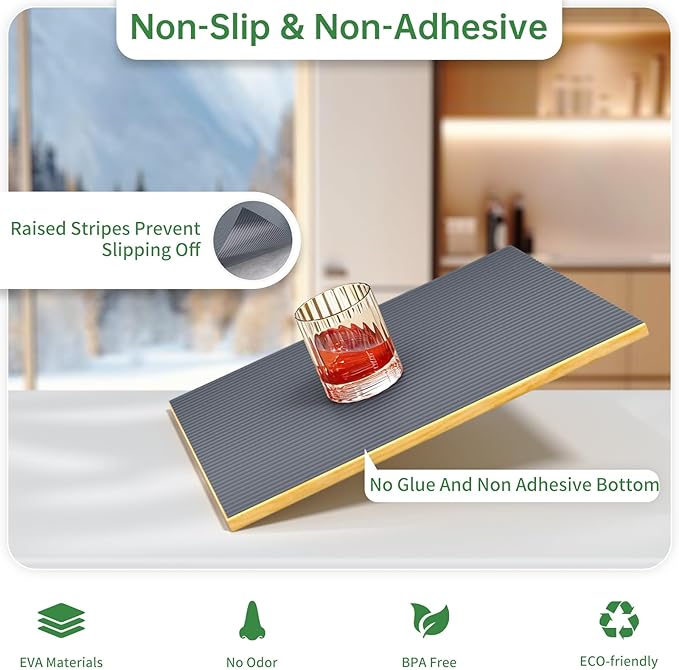 Shelf and Drawer Liner for Kitchen Cabinet, Non-Adhesive 12in x 360in - Image 2
