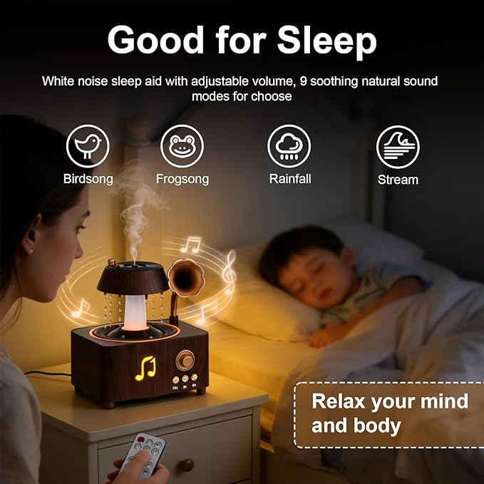 Morbou Raindrop Aroma Diffuser Room Humidifier - Image 2