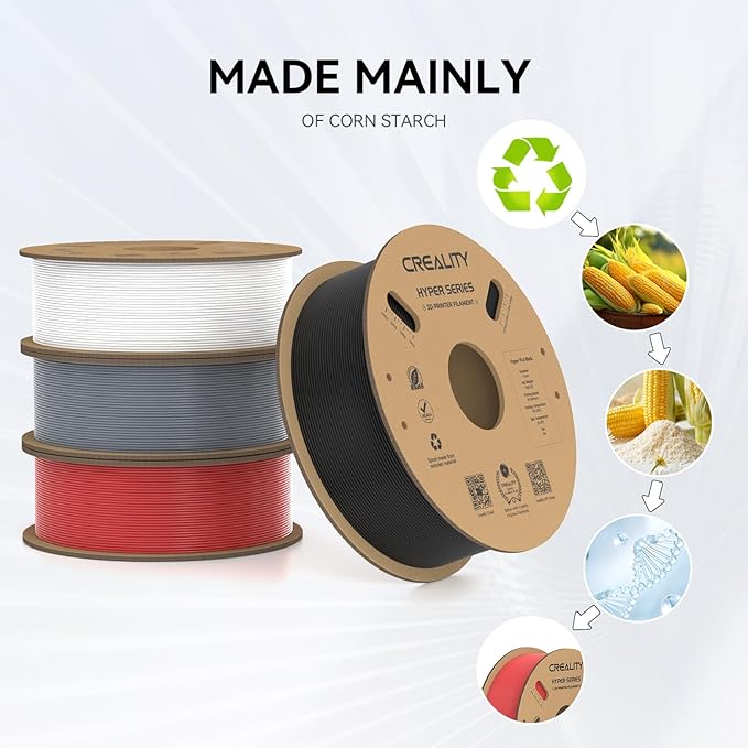 Creality Hyper PLA Filament 1.75mm, 30-600mm/s High Speed 3D Printer Filament - Image 3