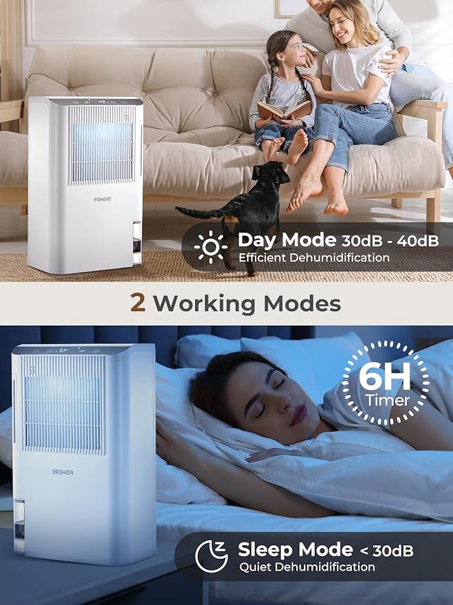 Dehumidifier for Home 1000 Sq.Ft, 85OZ Dehumidifiers for Basement Bedroom - Image 4