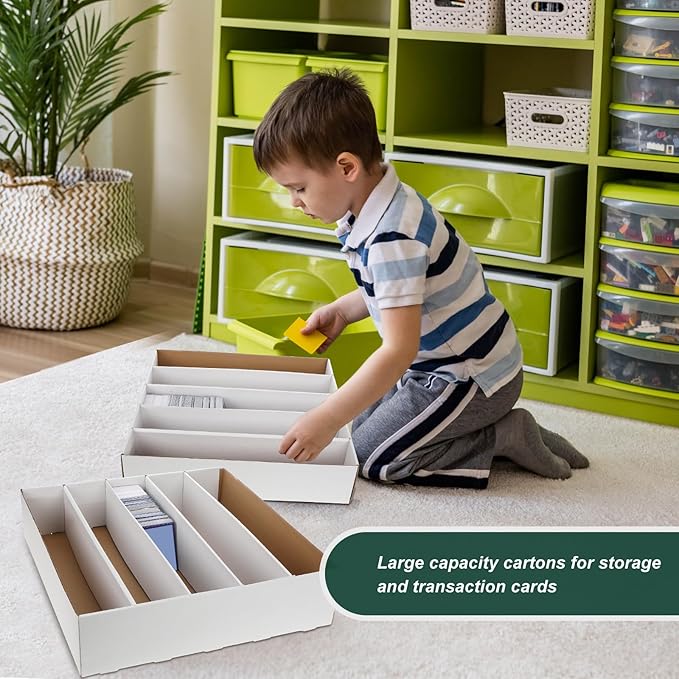 Yexiya 6 Pcs 5000 Count Card Storage Boxes - Image 4