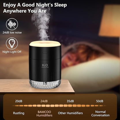 Portable Mini Humidifier, Auto Shut-Off, 2 Mist Modes, Small Humidifiers - Image 6