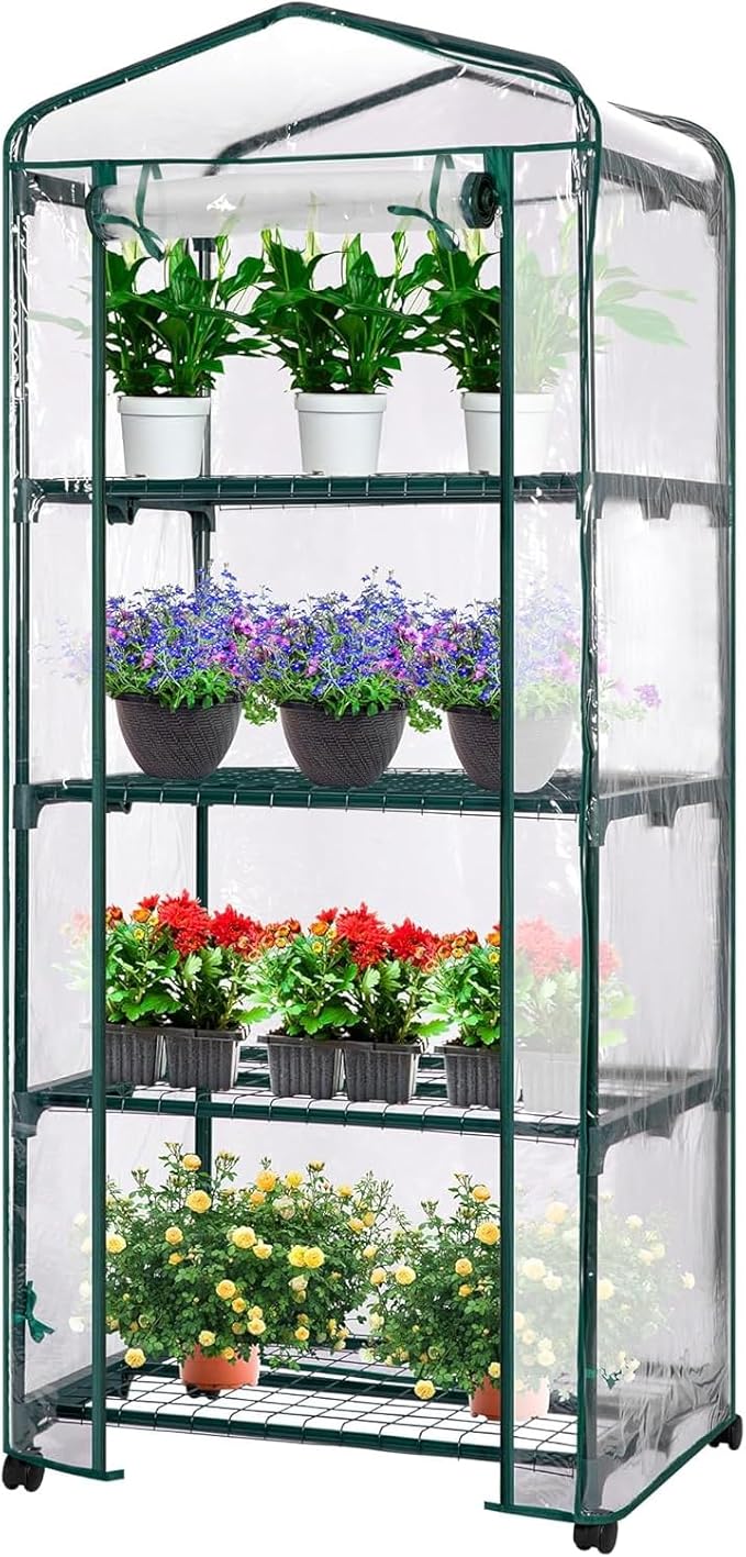 VIVOSUN Mini 4-Tier Greenhouse by VIVOSUN