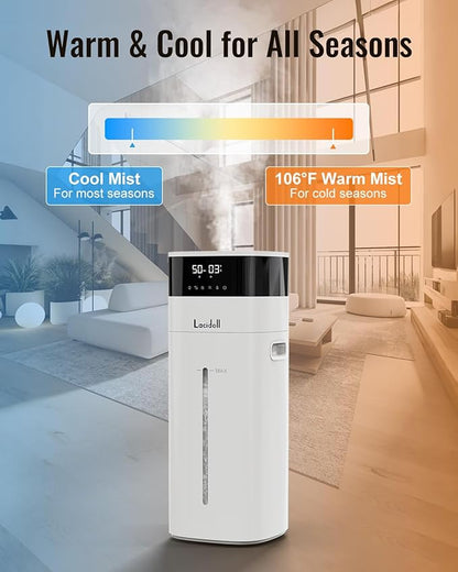 Cool and Warm Mist Humidifier Large Room, 5.3Gal/20L Humidifiers - Image 2