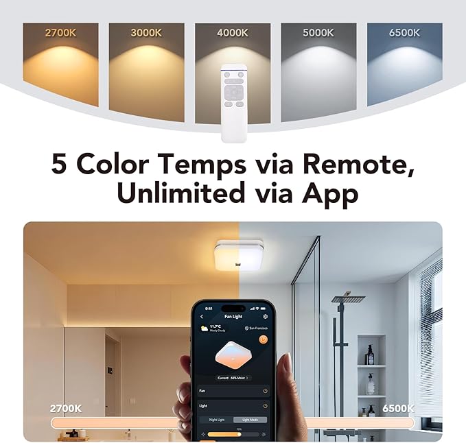 OREiN Matter Smart Bathroom Exhaust Fan - Image 6