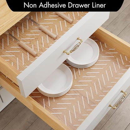 Cooyes Shelf and Drawer Liner for Kitchen Cabinets – Non-Adhesive, Waterproof - Image 2