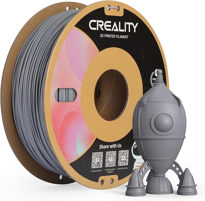 Creality PLA Matte 3D Printer Filament 1.75mm, Matte PLA 1kg Spool, Dimensional by Creality