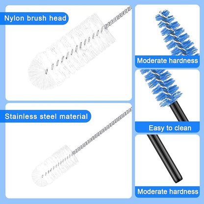 37 Pieces Hummingbird Feeder Cleaning Brush 3 Size Mini Nylon Tube Brushes Set - Image 3