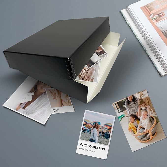 Lineco 11x14 Black Museum Archival Storage Box, Drop Front Design, 11 1/2 x 15 - Image 7