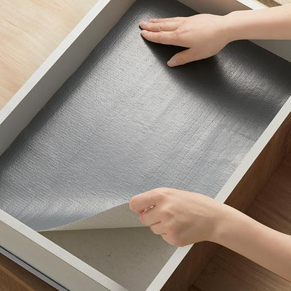 Viseeko Shelf and Drawer Liner for Kitchen Cabinet, Non-Adhesive Cabinet Liners - Image 9