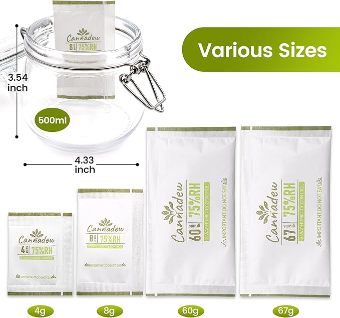 75% RH Cannadew 8g Two-Way Humidity Control Pack – Moisture Absorbers & - Image 5