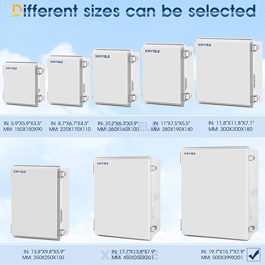 Waterproof Outdoor Project ABS Plastic Junction Box IP67 Weatherproof Dustproof - Image 4