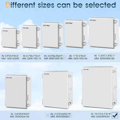 Waterproof Outdoor Project ABS Plastic Junction Box IP67 Weatherproof Dustproof - Image 4