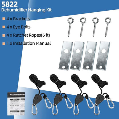 5822 Dehumidifier Hanging Kit for AprilAire Crawl Space, Whole-House - Image 5
