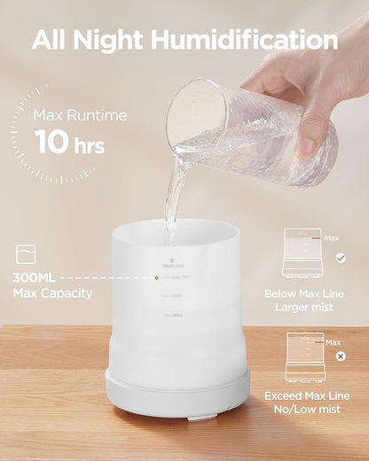 InnoGear 300ML Essential Oil Diffuser, Premium 5-in-1 Ultrasonic Aromatherapy - Image 3
