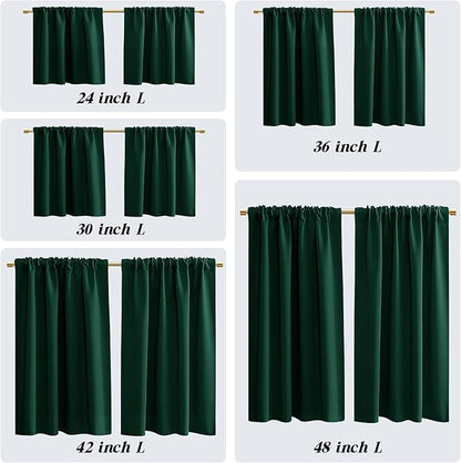 PANELSBURG Dark Green Blackout Curtains - Image 2