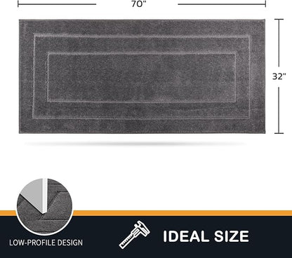 PURRUGS Dirt Trapping Door Mat 32" x 70", Non-Slip/Skid Machine Washable - Image 2