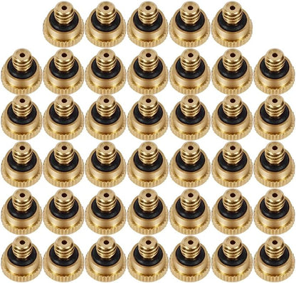 KUWAN 0.016" Orifice Thread UNC 10/24 Brass Misting Nozzles Low Pressure by KUWAN