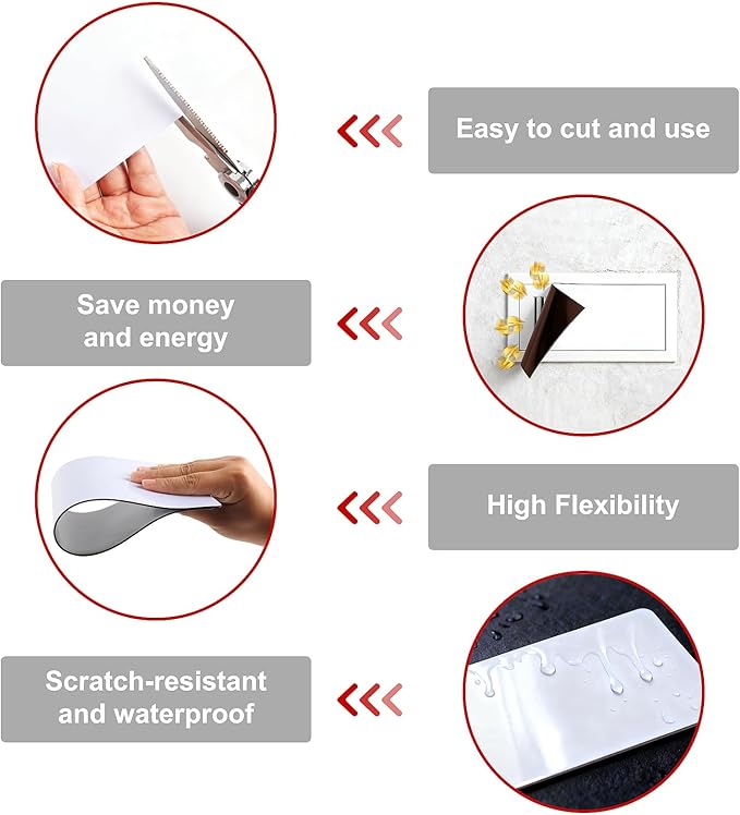 Vent Cover 2 Pack, Strong Magnetic Vent Covers 5.3x12 Inch, Ceiling Register - Image 5