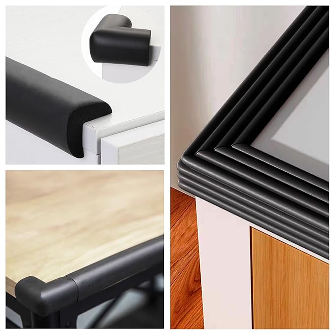M2cbridge L Shape Extra Thick Furniture Table Edge Protectors Foam 6.5 Ft) - Image 2