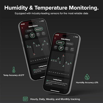 Klaro Valet - Smart Humidity & Temperature Hygrometer Sensor, App Notifications - Image 5