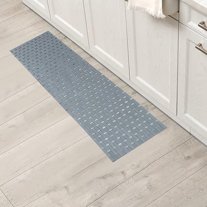 Bambo Bath Mat Bathroom Runner Long Large Rugs Floor Wood Shower Bathtub - Image 6