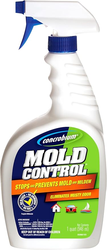 Concrobium Mold Control, 32 oz Spray – Eliminates & Prevents Mold – by Rust-Oleum