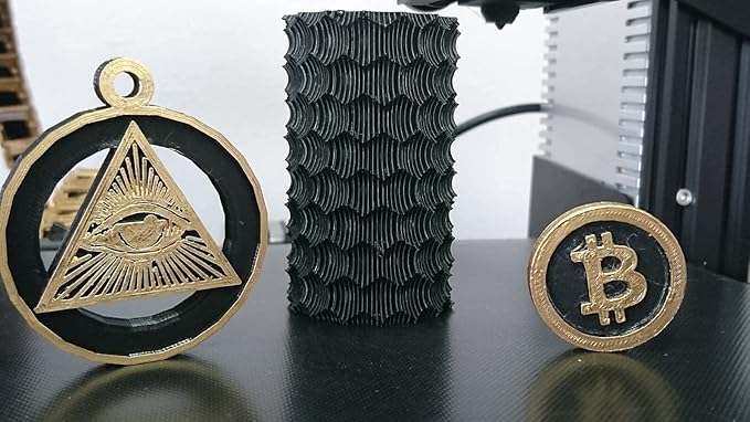 3KG PLA Filament 1.75mm Black, Clog-Free 3D Printer Filament Dimensional - Image 4