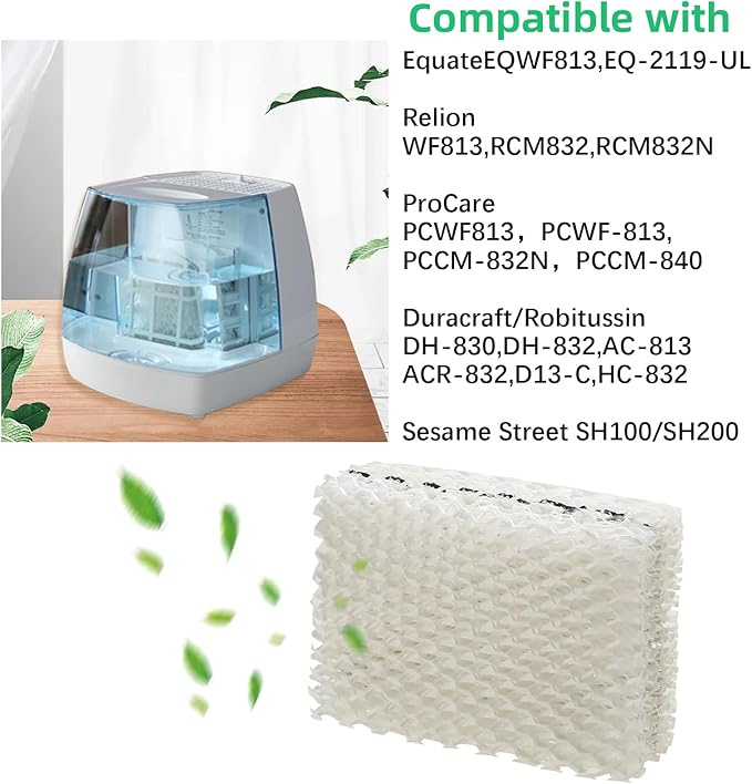kakofaci 6 Pack WF813 Humidifier Filters Replacement Compatible - Image 3