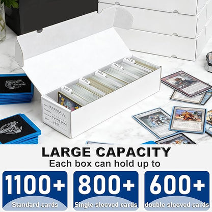 QINGUANG Trading Card Storage Box | 10 Pack • 1100 Count MTG Card Storage Box | - Image 4