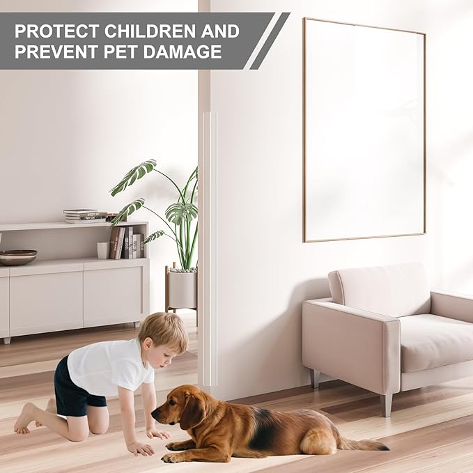 Clear Corner Guards for Walls, Corner Guard for Edge Protect, Plastic Corner - Image 3