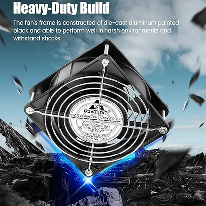 GDSTIME AXIAL Fan 12038, 110V 120V AC 120mm Fan, Ventilation Exhaust Projects - Image 3