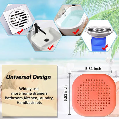 Hair Drain Catcher, Square Drain Cover - Image 5