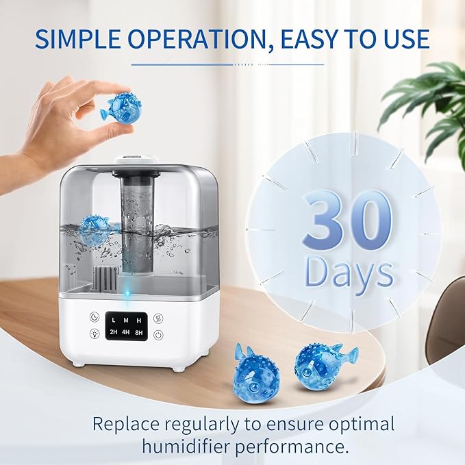 Humidifier Cleaning Fish 12-Pack: Demineralization Cartridge to Purifier Water - Image 7