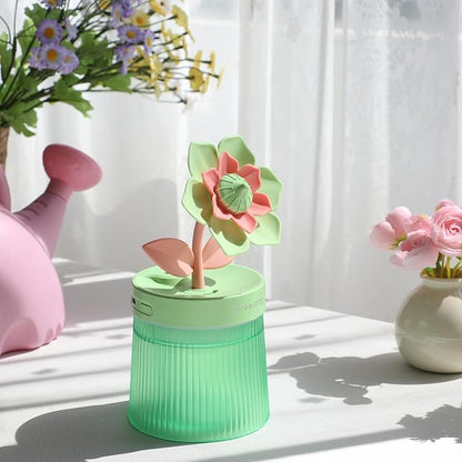 Gardenia Small Humidifier for Plant, Cool Mist Mini Humidifiers for Bedroom by Riecin