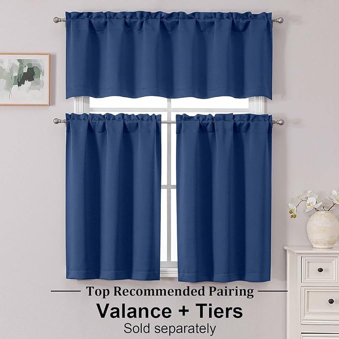 Chyhomenyc Short Blackout Curtains 30 Inch Length - Image 2