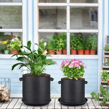 4 Pack 14'' Self-Watering Fabric Pot Base - Image 6