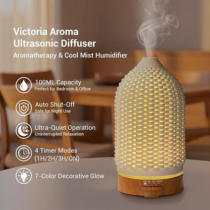 Ultrasonic Essential Oil Diffuser 100ML - Image 2
