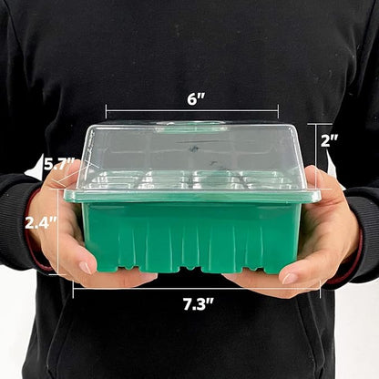 NAMOTEK Plant Heat Mat with 5 Set Seed Starter Tray & Humidity Domes, 60 Cell - Image 7