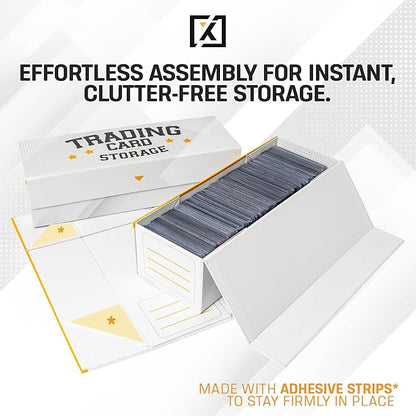 Easy Fold Trading Card Storage Box Magnetic Lid | Toploader Storage Box Fits - Image 2
