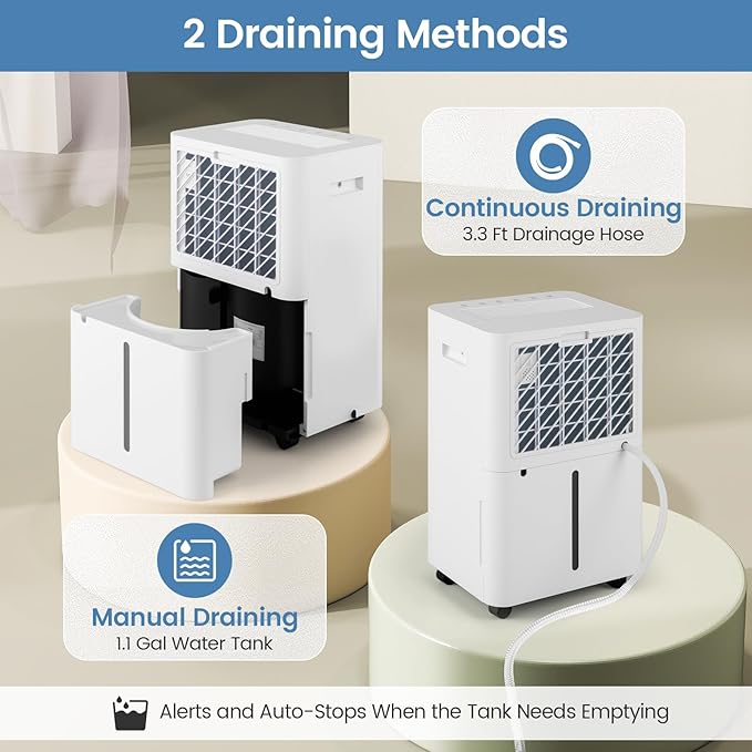 ARLIME 4500 Sq.Ft Dehumidifier for Basement, 54 Pints Dehumidifier - Image 5