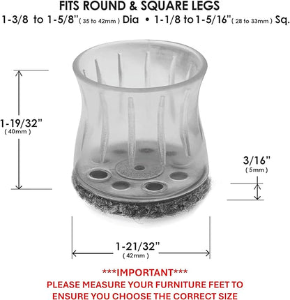 Slipstick GorillaOutdoor Berber Furniture Feet Pads - Image 4
