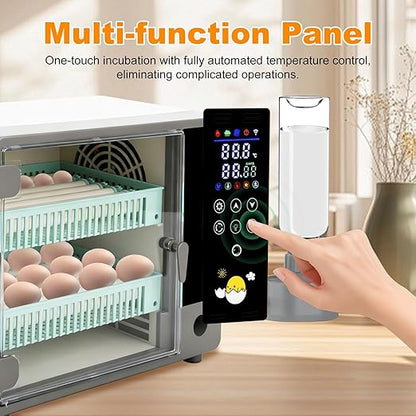 24 Egg Incubator, Automatic Egg Turner Hatching Machine - Image 6
