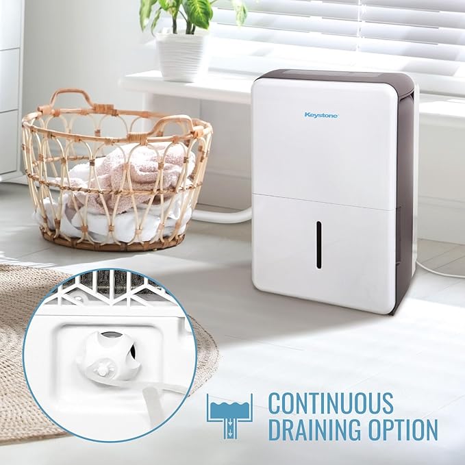 Keystone Energy Star 35-Pint Portable Dehumidifier - Image 6