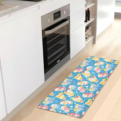 Summer Drink Cool Ice Blue Decorative mats - Image 6